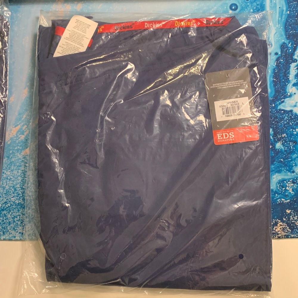 Navy blue unisex scrub pants